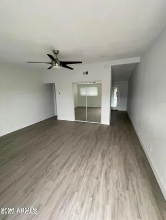 wooden floor in an empty room