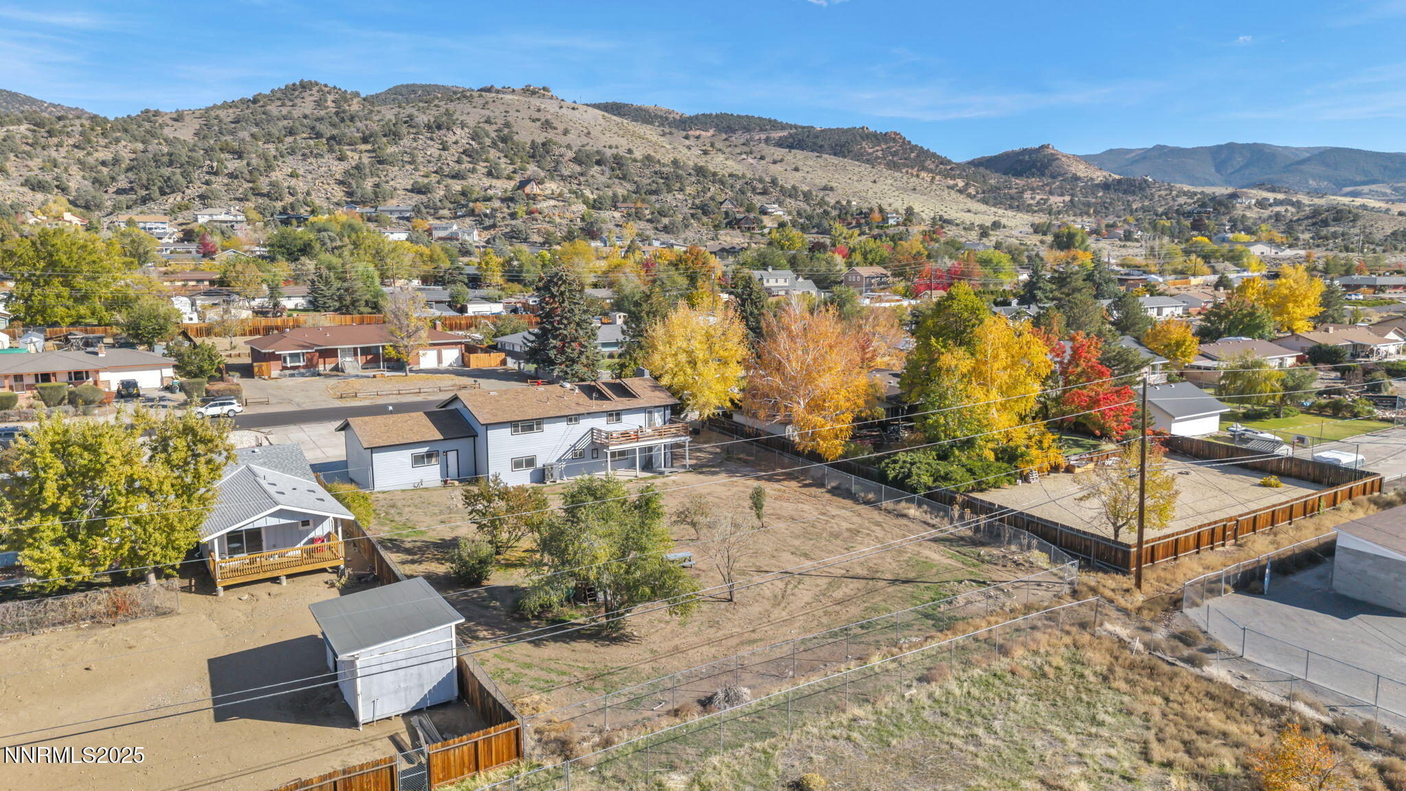 14595 Chamy Drive Reno, NV 89521 - Photo 8 of 66 an aerial view of residential house with an outdoor space