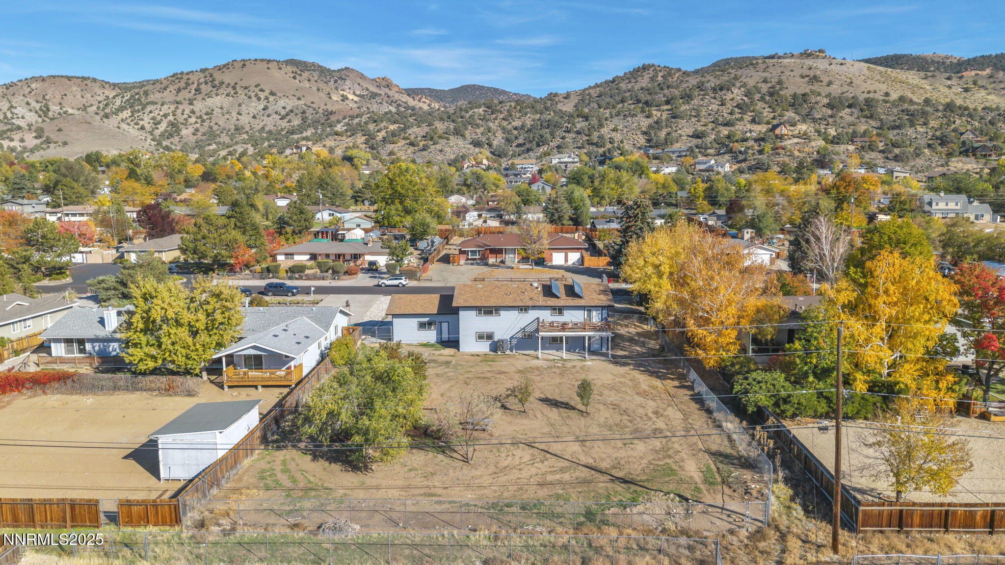 14595 Chamy Drive Reno, NV 89521 - Photo 9 of 66 a view of a terrace with a mountain