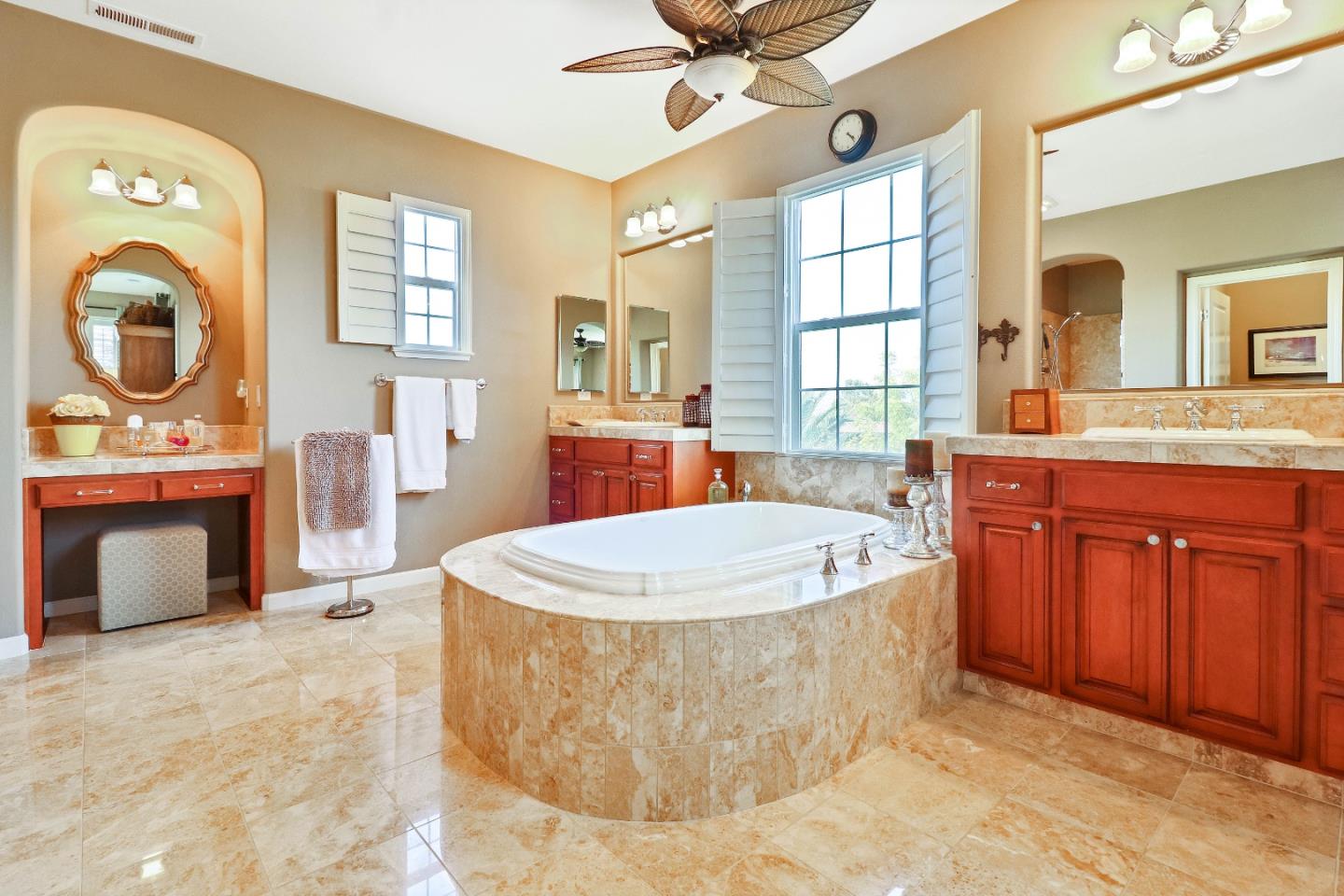 7120 Eagle Ridge Drive Gilroy, CA 95020 - Photo 10 of 21 a spacious bathroom with a tub sink and mirror