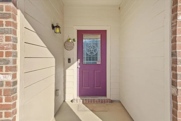 a view of front door of a house