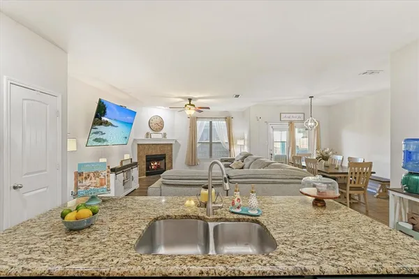 a house with yard in front of it