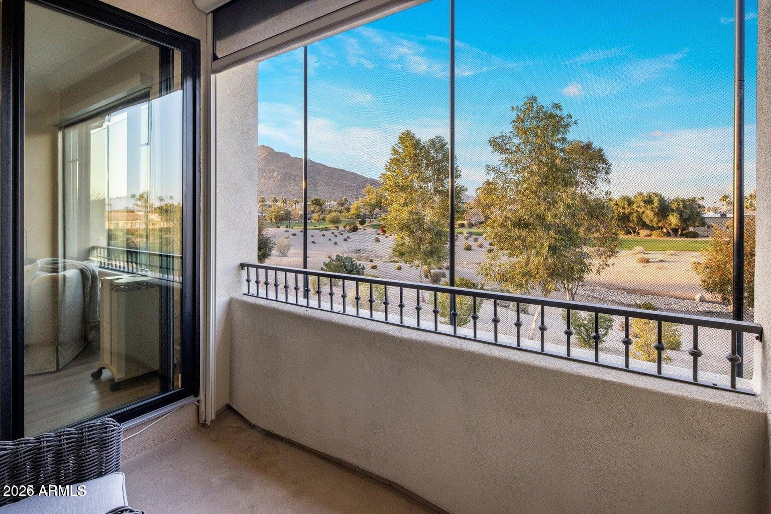 6500 East Camelback Road, Unit 1010 Scottsdale, AZ 85251 - Photo 3 of 24 a view of a balcony with city view