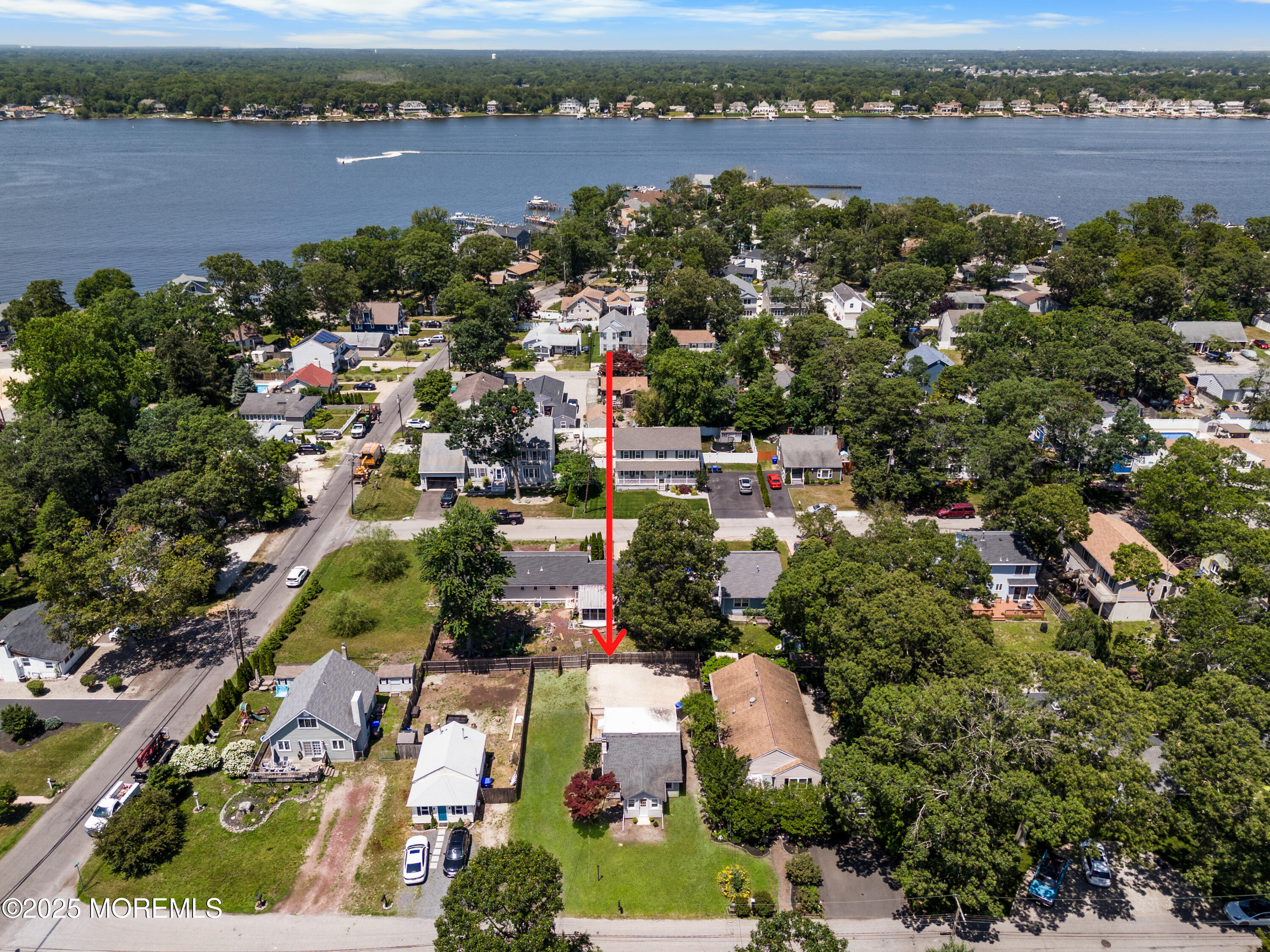 474 Burnt Bark Road Brick, NJ 08723 - Photo 26 of 28 an aerial view of lake and residential houses with outdoor space