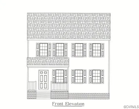 a black and white photo of a living room