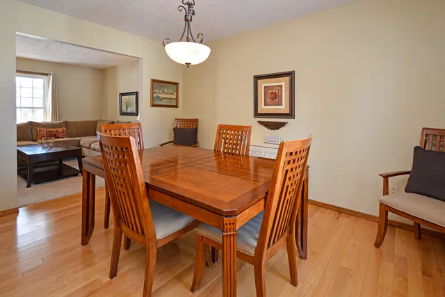 a view of an entryway with staircase