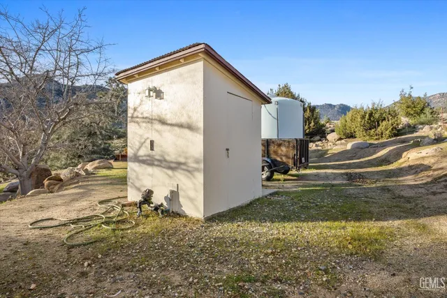 a view of a house with a outdoor space