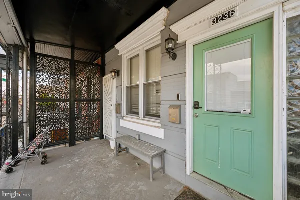 a view of a front door of a house