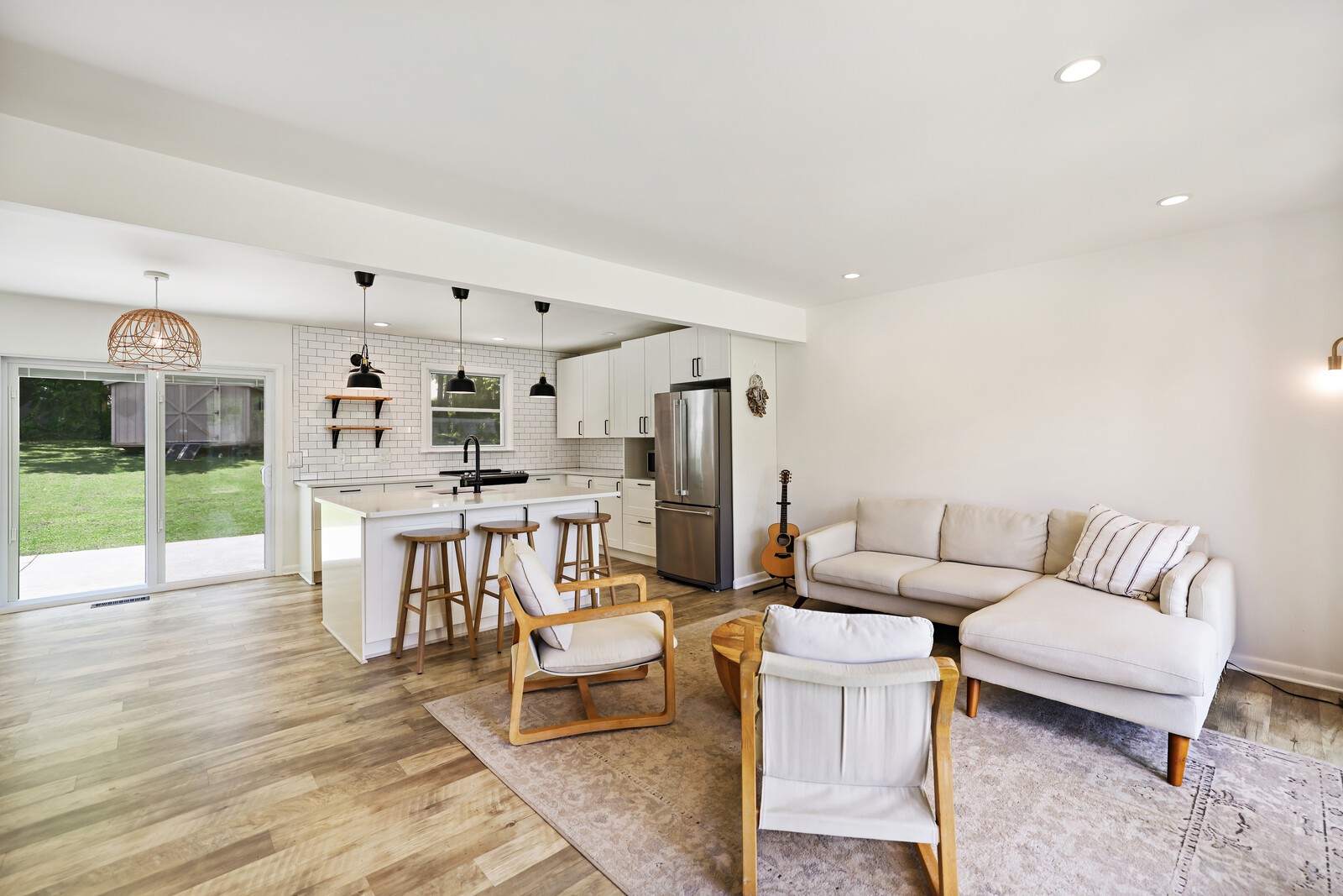 537 Rural Hill Road Nashville, TN 37217 - Photo 6 of 37 a living room with furniture and a wooden floor