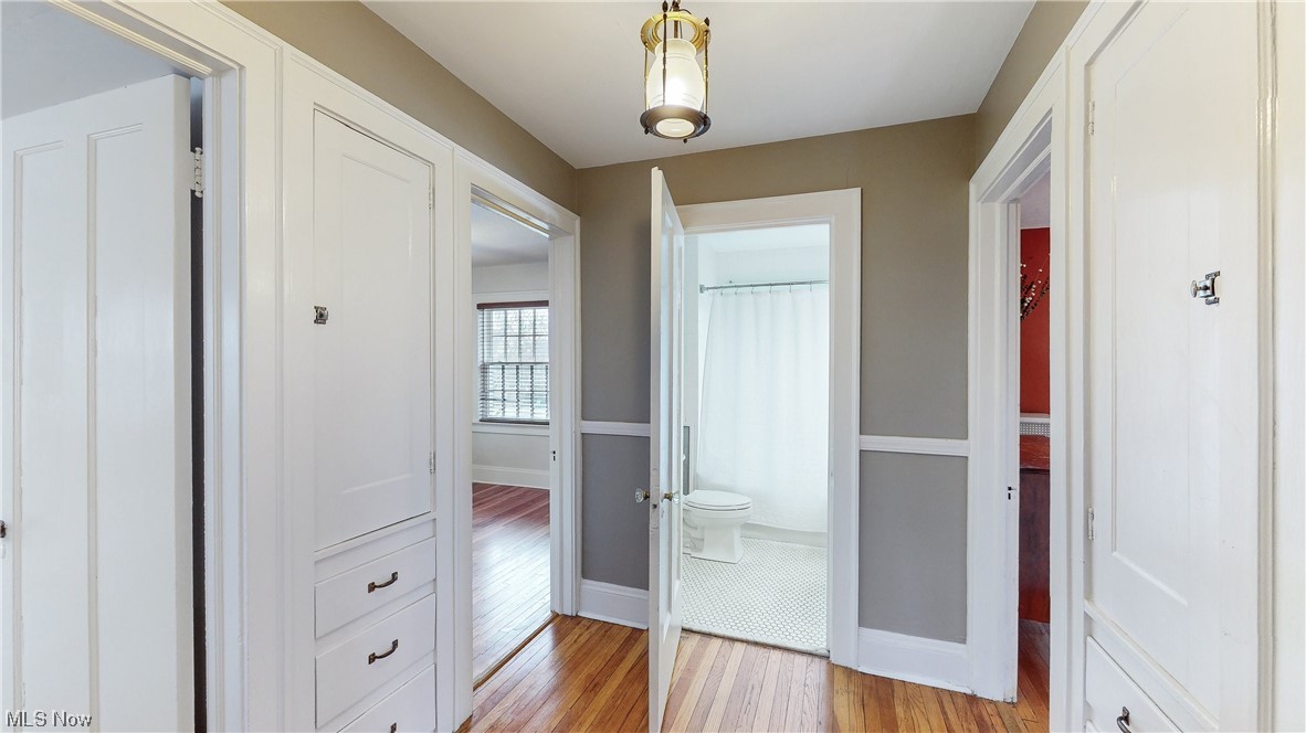 3316 Avalon Road Cleveland, OH 44120 - Photo 25 of 42 Hall with light hardwood / wood-style floors