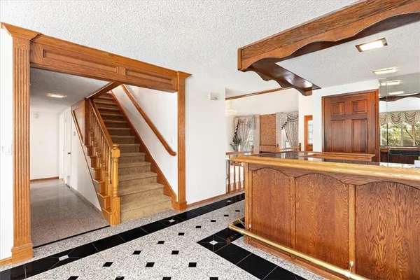 a view of livingroom with furniture and wooden floor