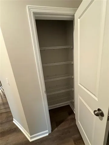 a view of walk in closet
