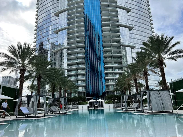 a house view with a lake view