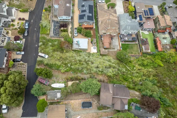 a aerial view of multiple house
