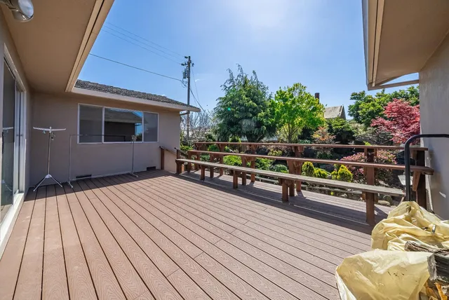 a view of a garage with chairs