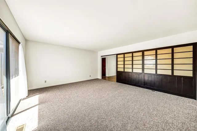 a view of an empty room