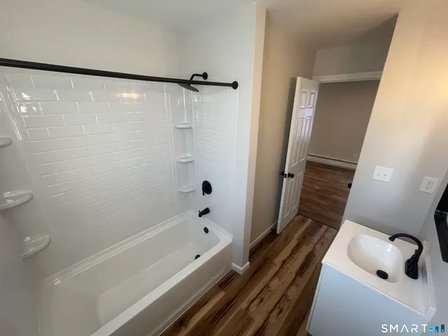 a view of wooden floor