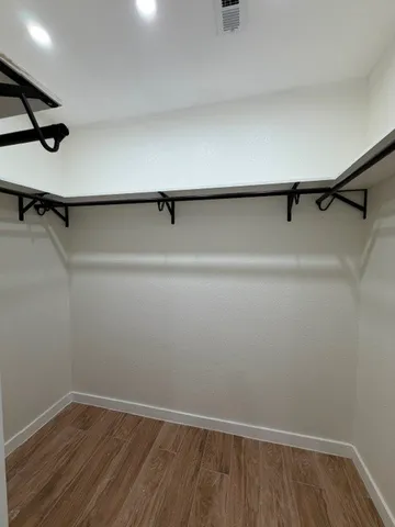 a view of walk in closet