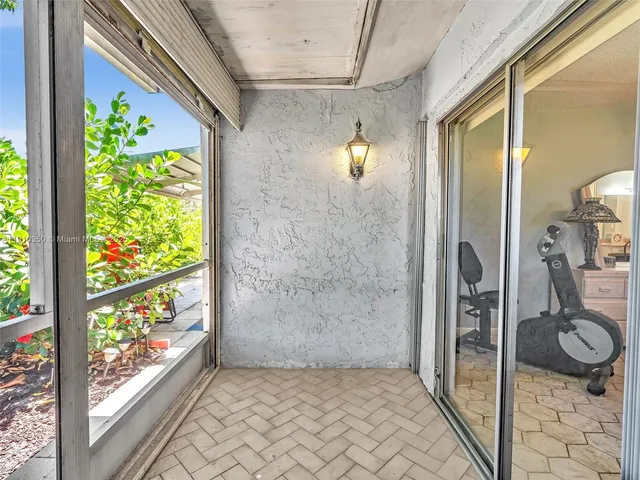 a view of a room and window