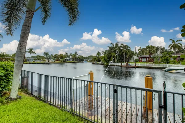 a view of a lake from a balcony