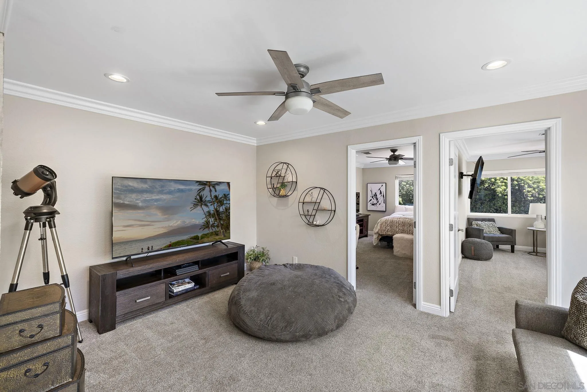 22875 Ridge Rte Lane Lake Forest, CA 92630 - Photo 26 of 54 a living room with furniture and a flat screen tv