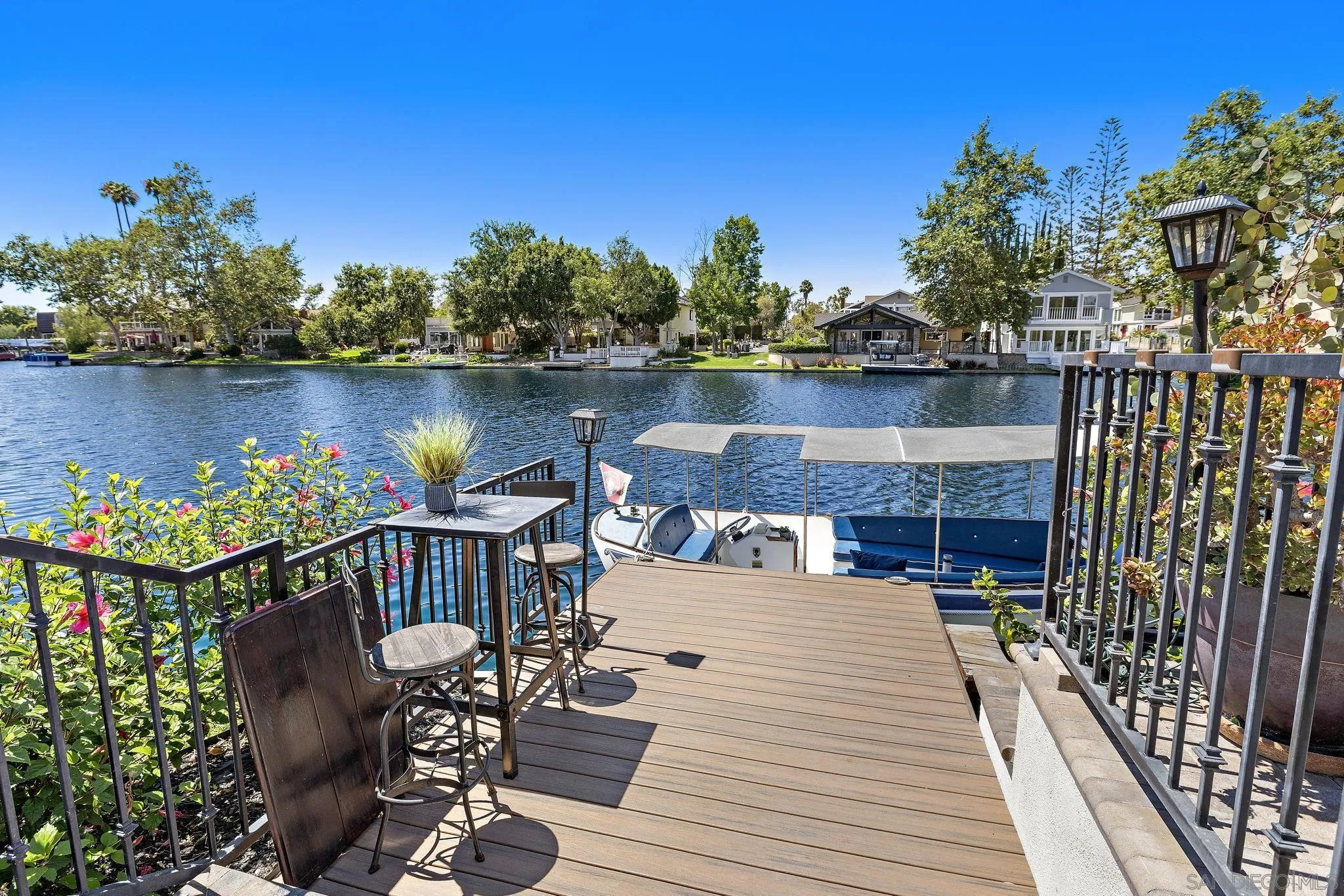 22875 Ridge Rte Lane Lake Forest, CA 92630 - Photo 39 of 54 a wooden deck with lake view