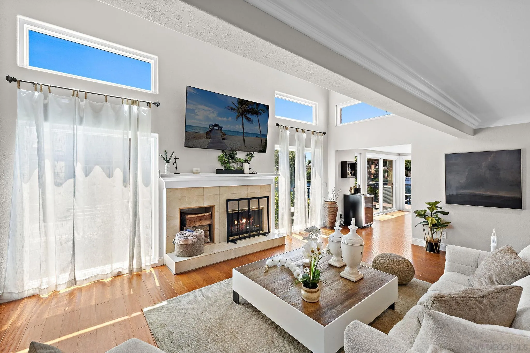 22875 Ridge Rte Lane Lake Forest, CA 92630 - Photo 5 of 54 a living room with furniture and a fireplace
