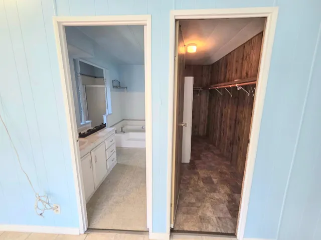 a view of walk in closet