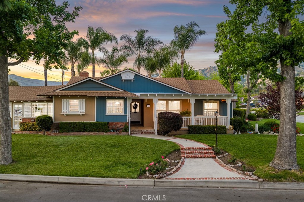 222 South Wagonwheel Road Glendora, CA 91741 - Photo 2 of 70 a front view of a house with a yard
