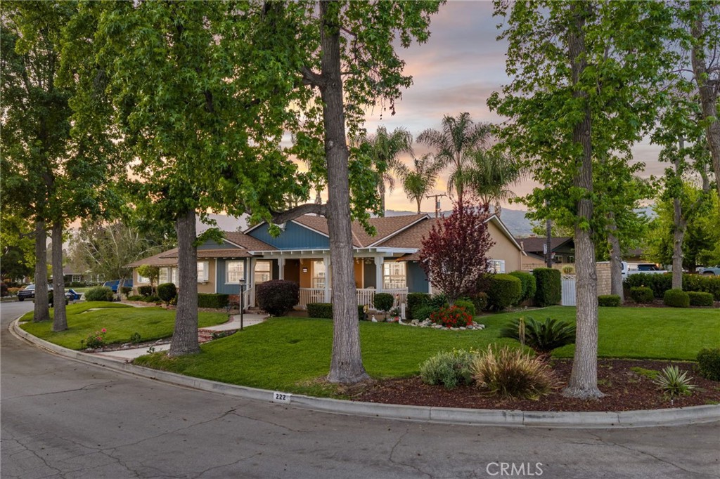 222 South Wagonwheel Road Glendora, CA 91741 - Photo 6 of 70 front view of a house with a yard