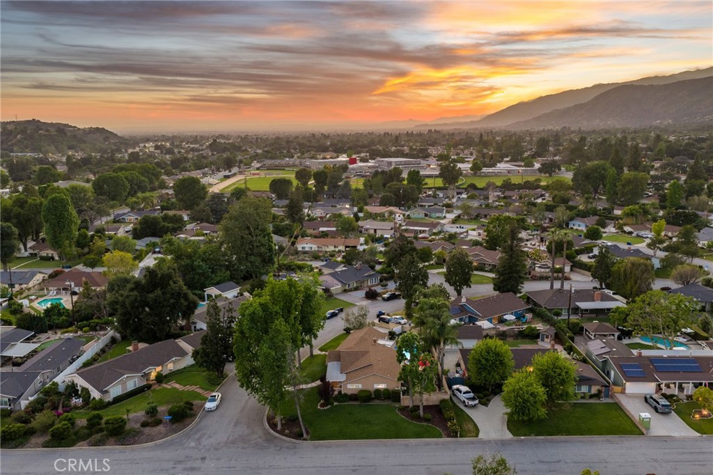 222 South Wagonwheel Road Glendora, CA 91741 - Photo 70 of 70 an aerial view of residential houses with outdoor space and trees