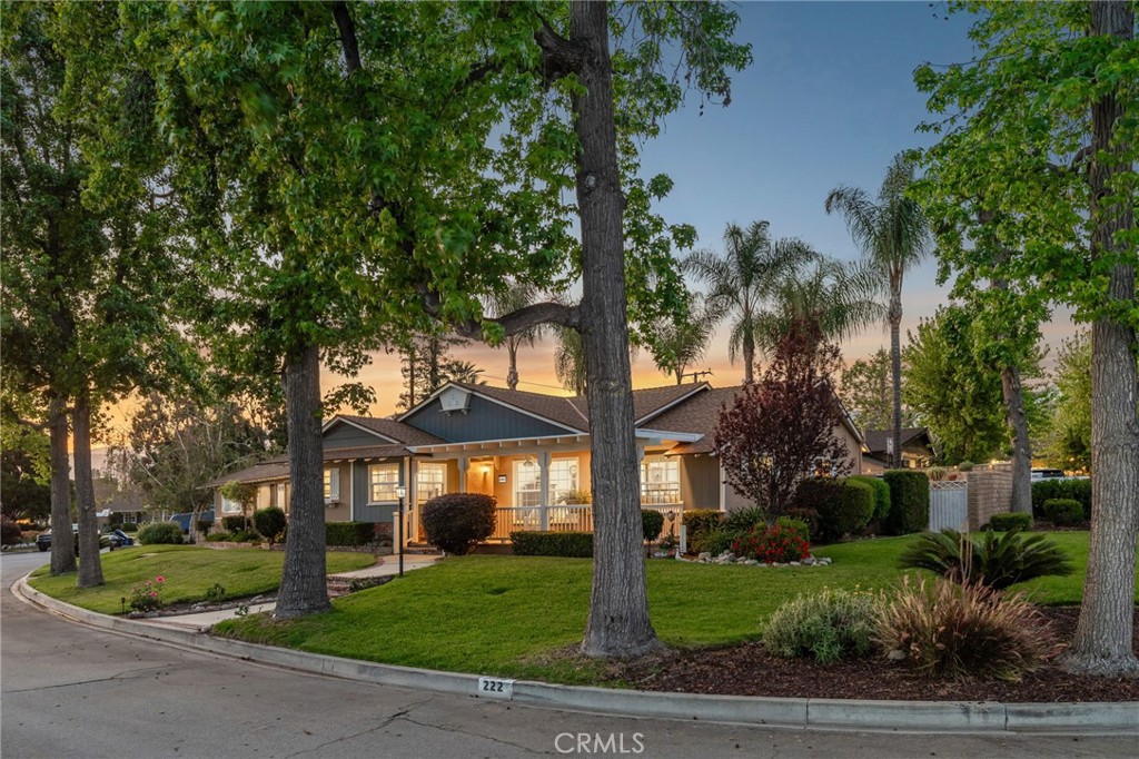 222 South Wagonwheel Road Glendora, CA 91741 - Photo 7 of 70 a front view of a house with garden