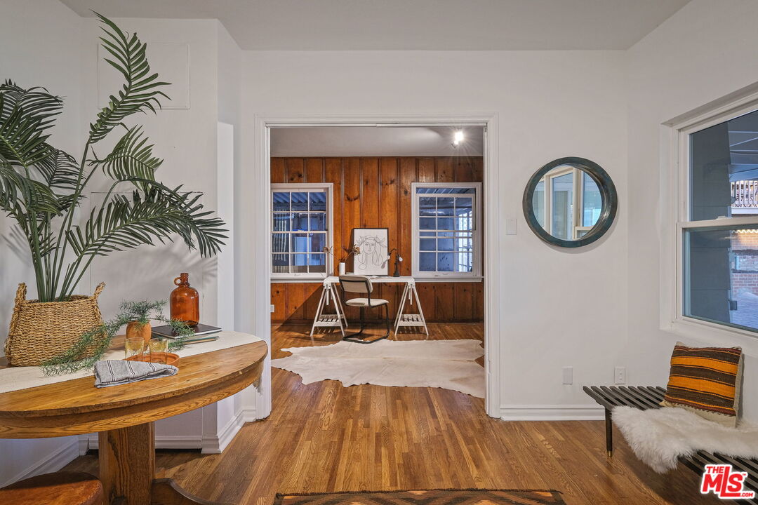 2000 Ridgeview Avenue Los Angeles, CA 90041 - Photo 33 of 50 a living room with furniture and a wooden floor