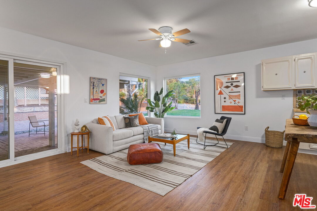 2000 Ridgeview Avenue Los Angeles, CA 90041 - Photo 40 of 50 a living room with furniture and a wooden floor