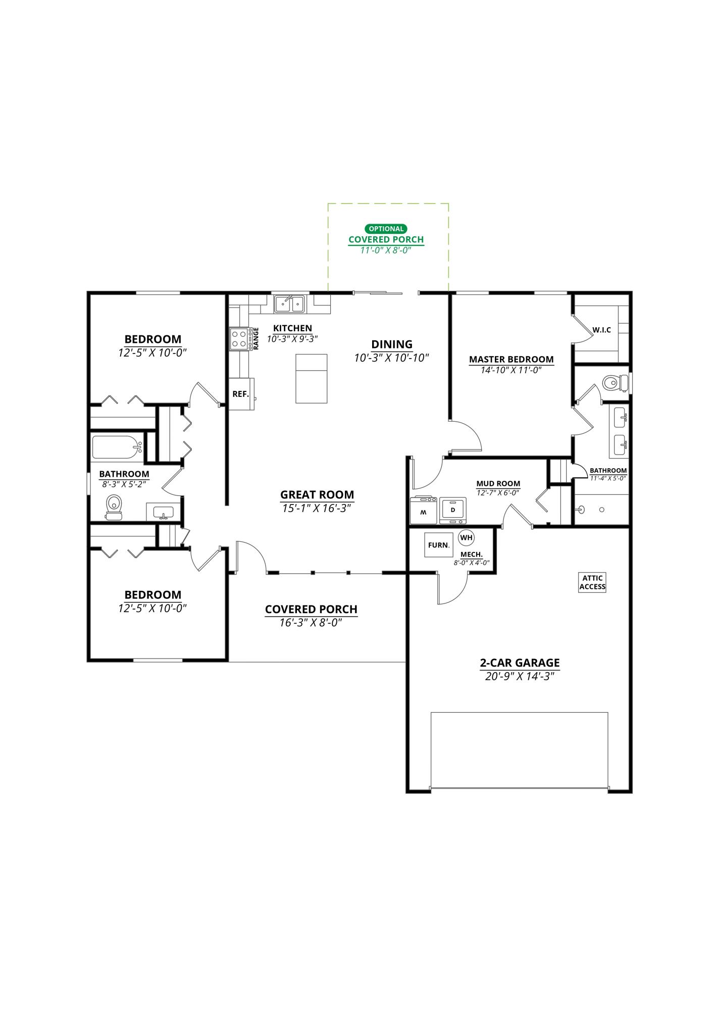 3556 Clinton Way Jackson, MI 49201 - Photo 26 of 26 THE ASTON PLAN