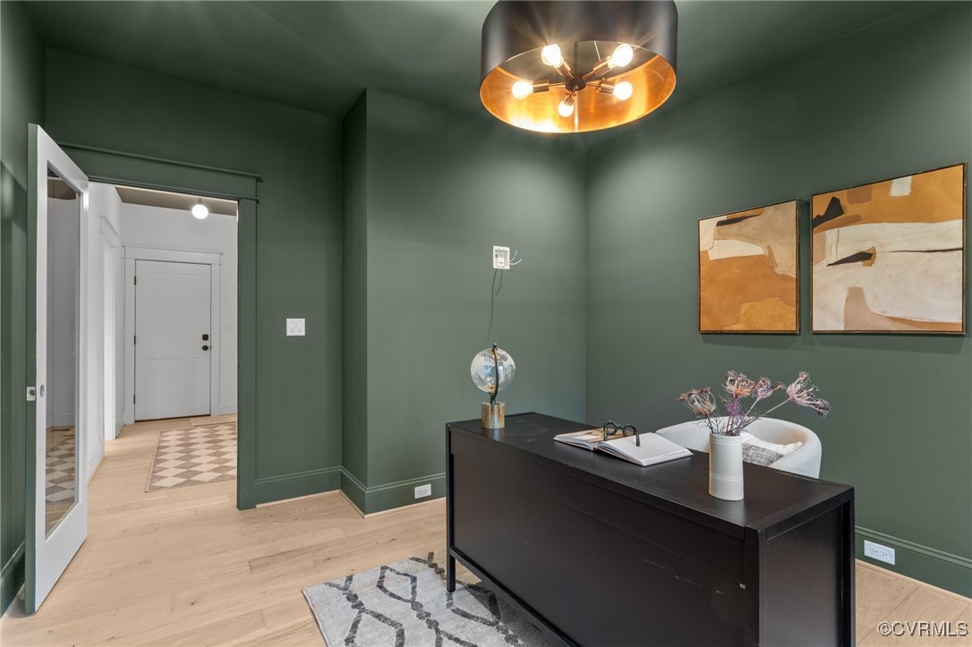 4792 Bell Road Powhatan, VA 23139 - Photo 18 of 27 a bathroom with a sink and a mirror