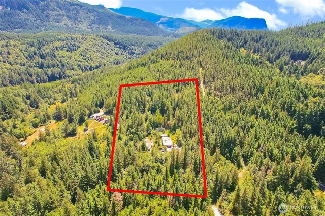 a view of a lush green field