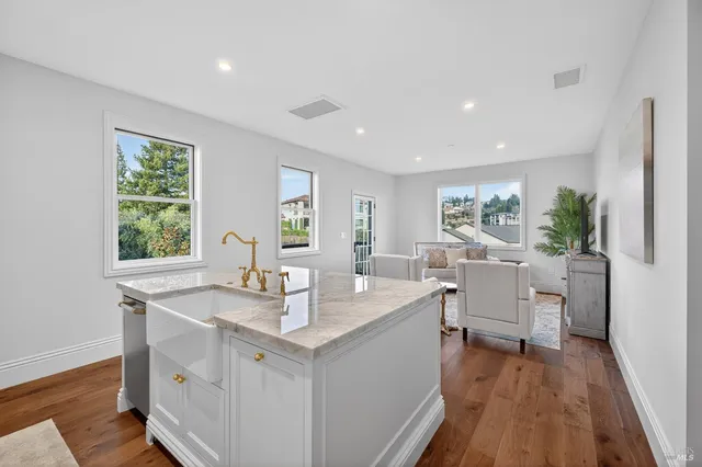 a front view of a house with yard