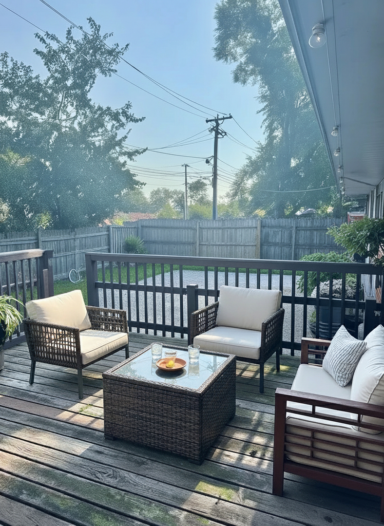 1212 East 151st Street Dolton, IL 60419 - Photo 10 of 24 a view of a roof deck with couches