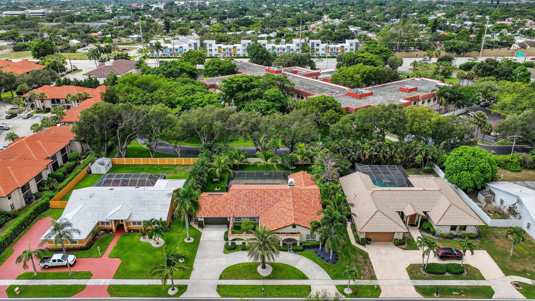 360 Northwest 53rd Street Boca Raton, FL 33487 - Photo 61 of 72 an aerial view of residential houses with outdoor space and street view