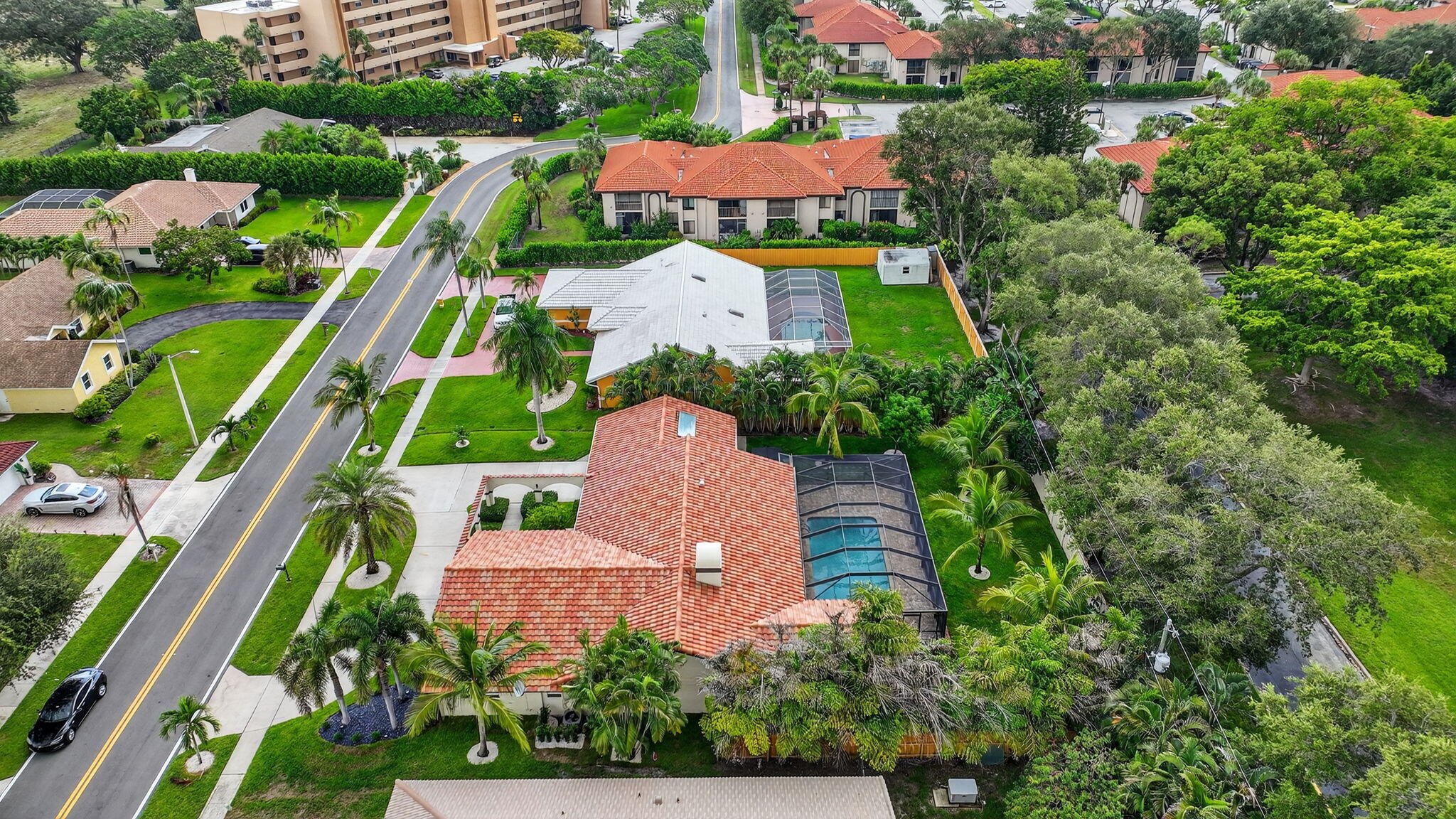 360 Northwest 53rd Street Boca Raton, FL 33487 - Photo 72 of 72 an aerial view of a house