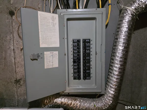 a view of a entryway of the house