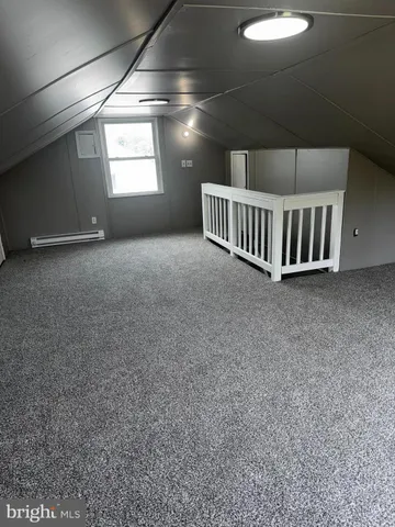 a view of a livingroom with a projector