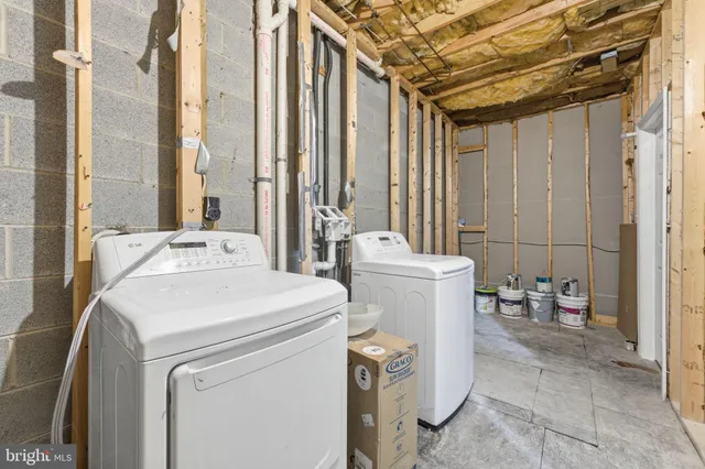 a balcony with trees in front of it