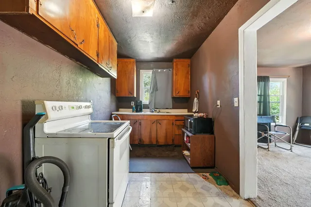 a room with storage and utility