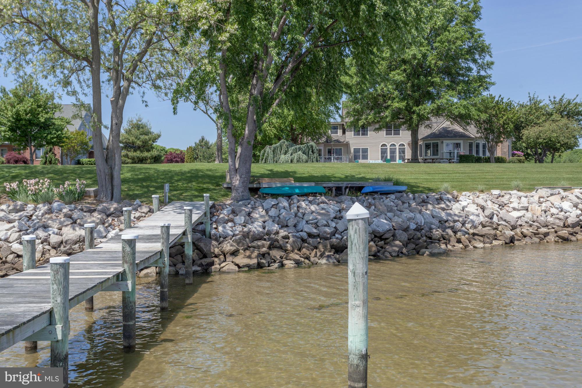 2815 Cox Neck Road Chester, MD 21619 - Photo 28 of 30 Rip rapped shoreline