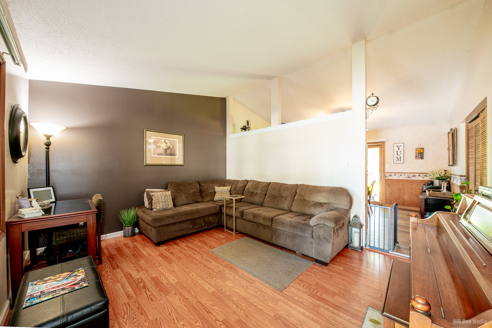 827 Independence Drive Bourbonnais, IL 60914 - Photo 5 of 25 a living room with furniture and a fireplace