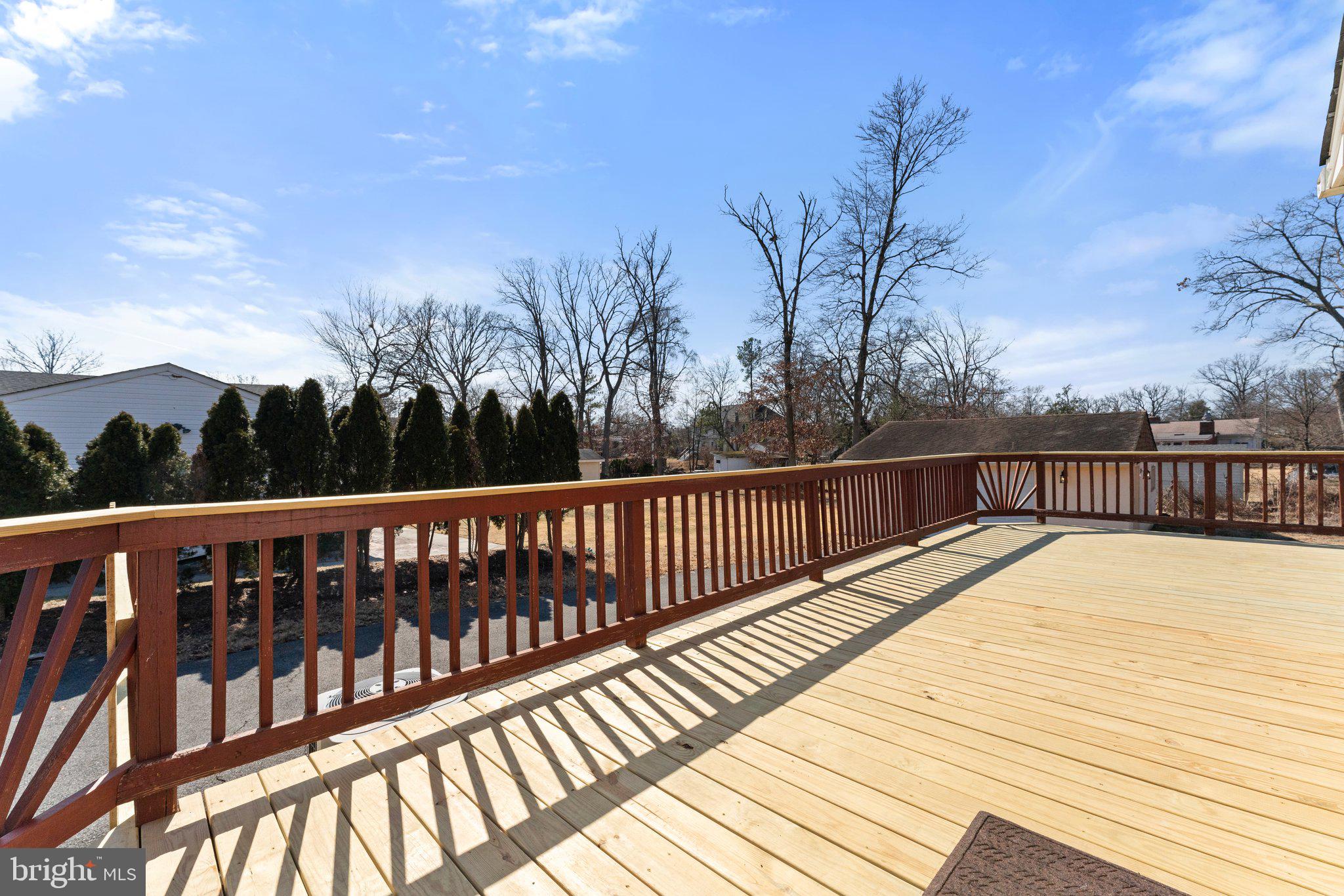 6408 Zekan Lane Springfield, VA 22150 - Photo 48 of 72 a view of wooden deck