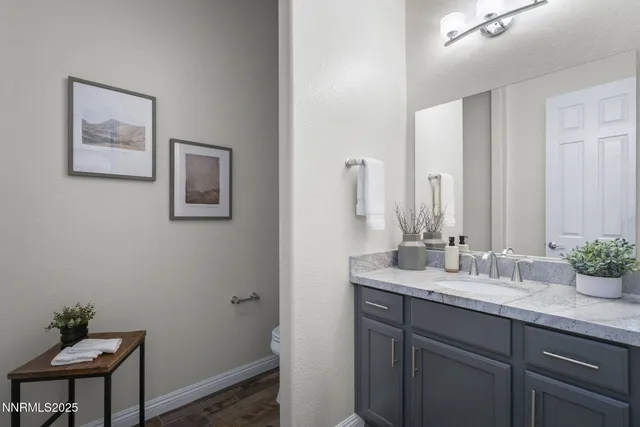 a view of a terrace with sky view