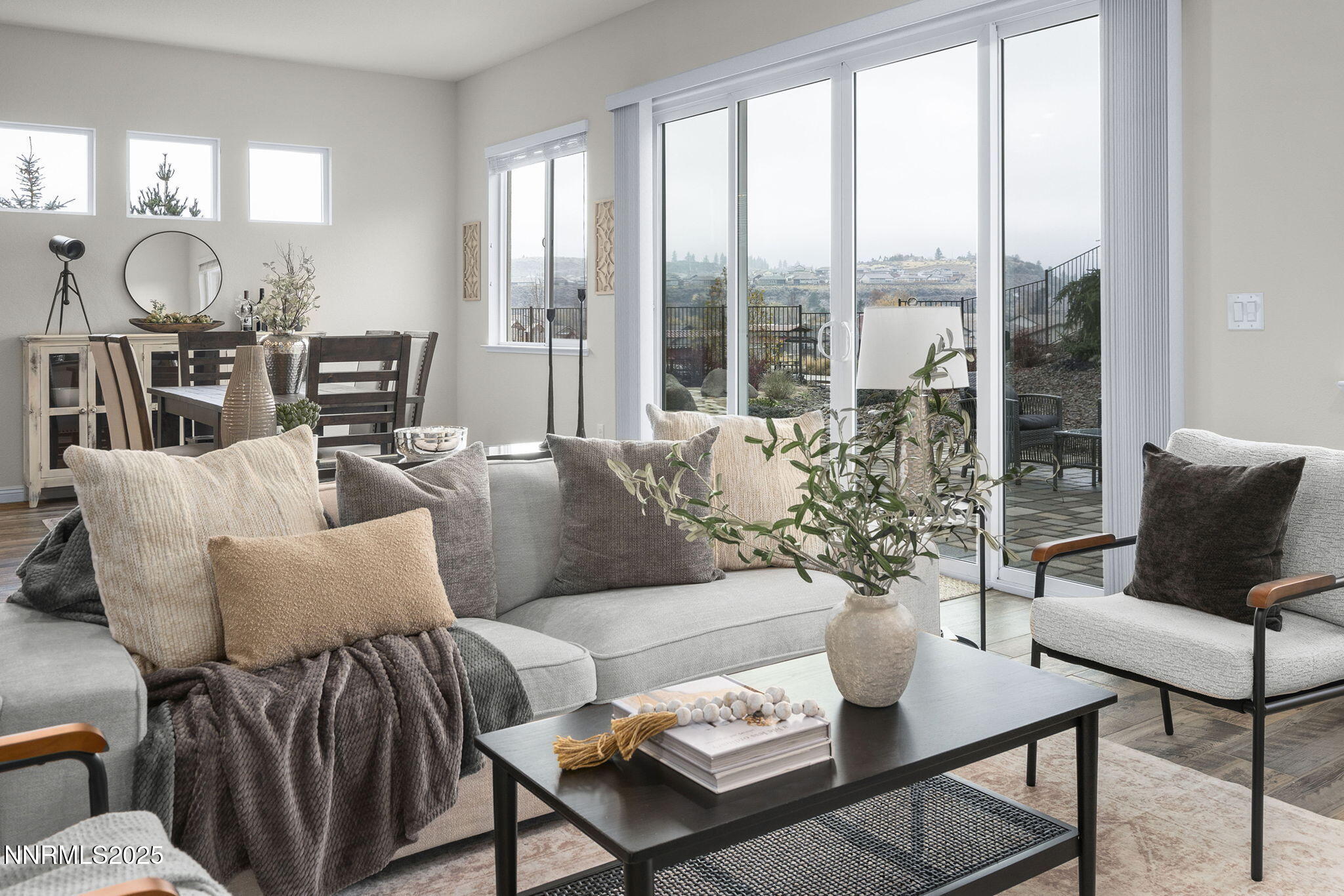 8326 Simsbury Drive Reno, NV 89439 - Photo 9 of 33 a living room with furniture and wooden floor